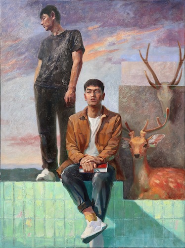 韩宇军，《我与我》，126×170cm，2023年