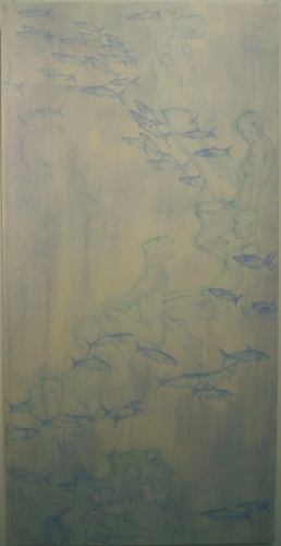 胡子璇  《溯》129cm×248cm