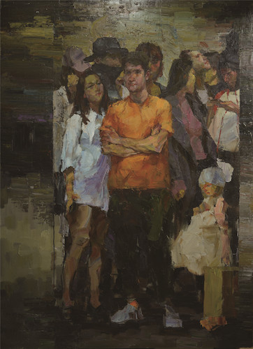 李银峰  更上一层楼  布面油画  160×220cm  2018年