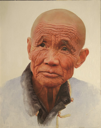 白江  岁月  布面油画  100×80cm  2018年