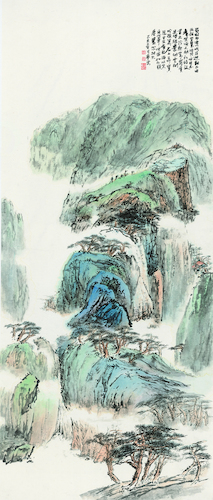 绘画153（山水) 2015210703018 刘梦冉 (林素梅指导）《峨眉秀发图》