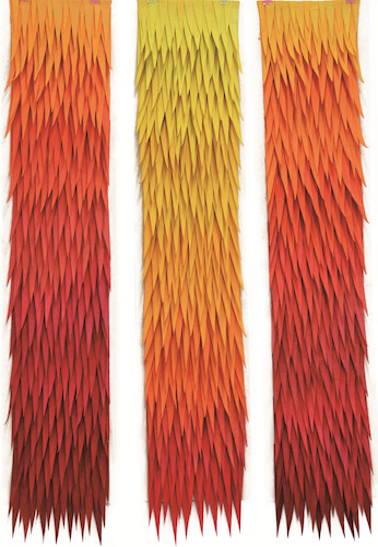 王亚莹  山间印象·春华秋实  纤维艺术  200cm×200cm  2018年 1 拷贝