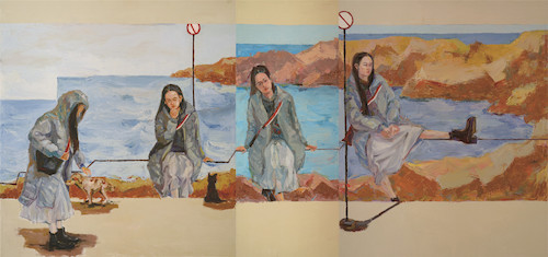 美术152(油画) 2015210701003 陈璟 (董春雷指导)《交错》