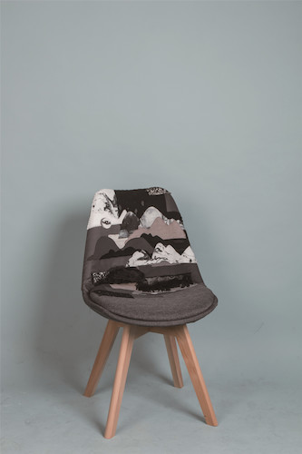 粘晓晗  水墨光阴  陈设设计  48cm×41cm×83cm  2018年 1