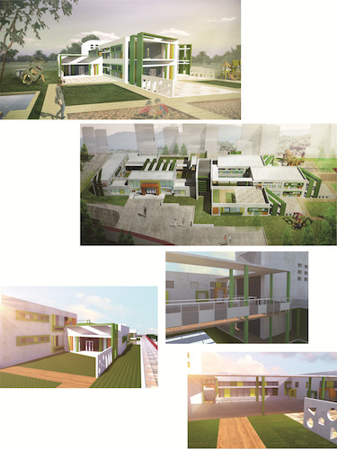 环艺142 2014213808 郭倩雯 （张海建指导） 《童晨幼儿园建筑设计》