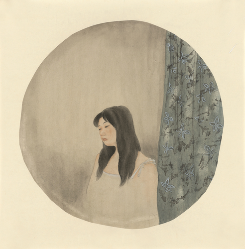绘画152（人物）2015210703041金蕾（王晓黎指导）《自拍》03_副本