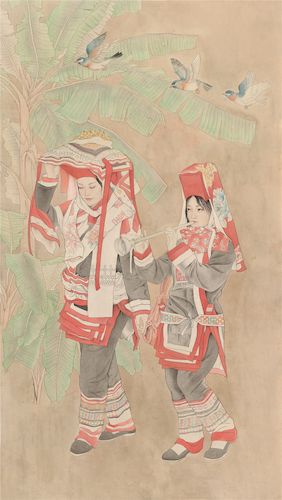 绘画152(人物）2015210703024苏泉州（王晓黎指导）《瑶山秋歌》_副本1