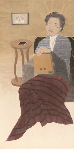 美术151（国画） 2015210701021 朱妍 杨庆荣 《等待》